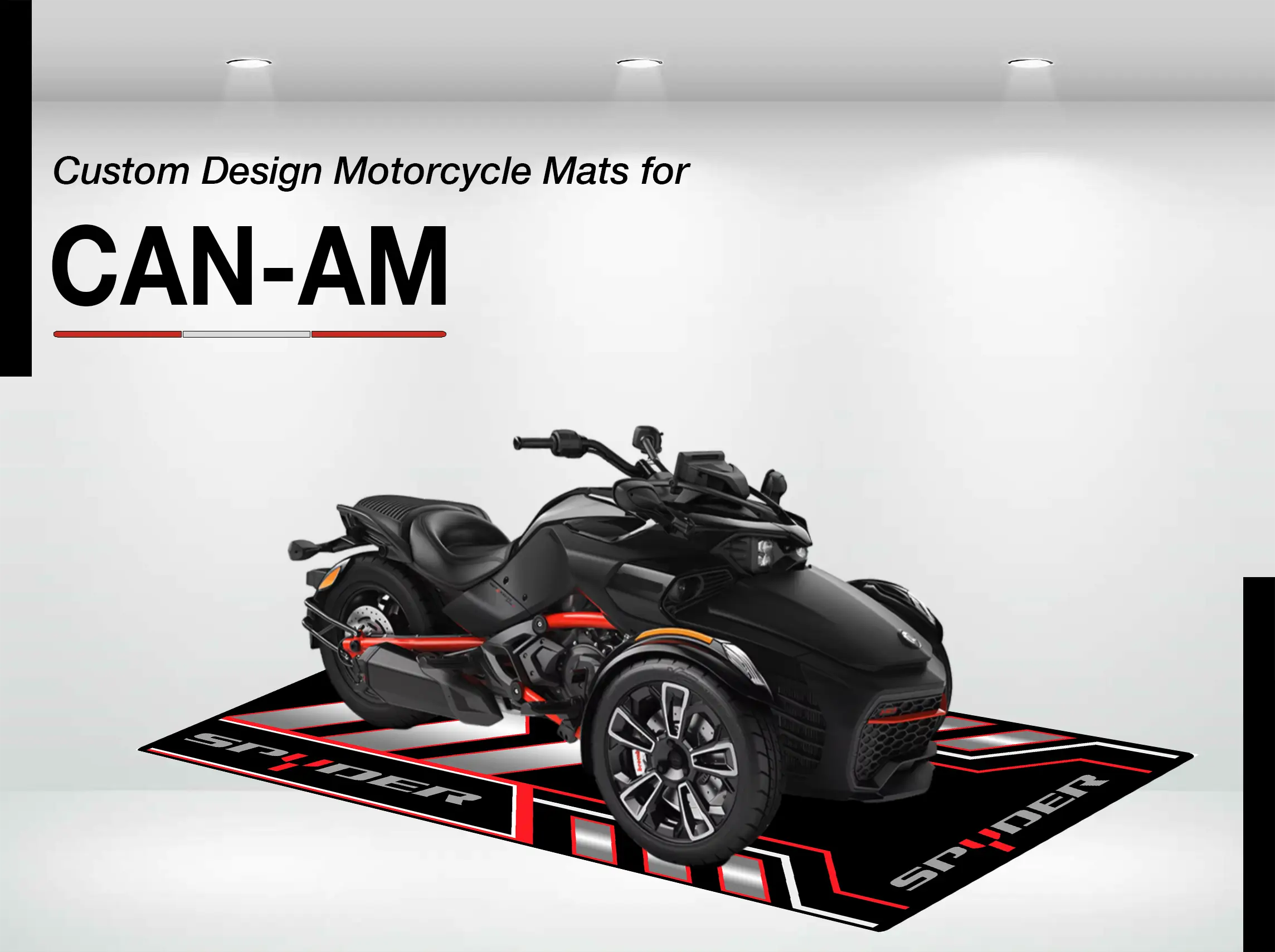 Custom Design Can-Am Motorcycle Mats – Shop Online Now
