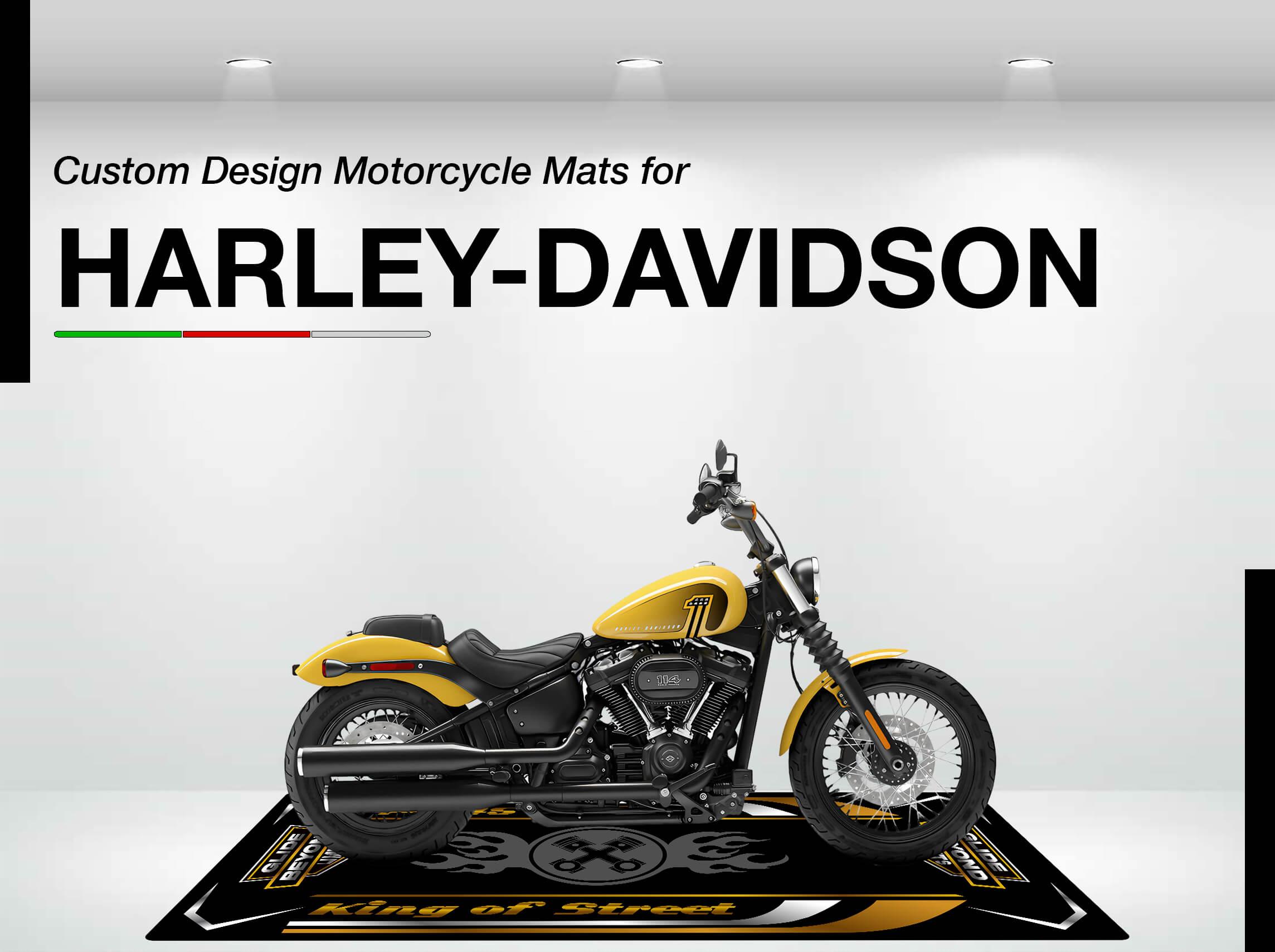 Harley Motorcycle Mat: Keep Your Garage Clean and Organized