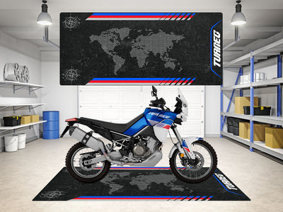 Designed Motorcycle Mat for Aprilia Tuareg - Motorcycle Pit Mat