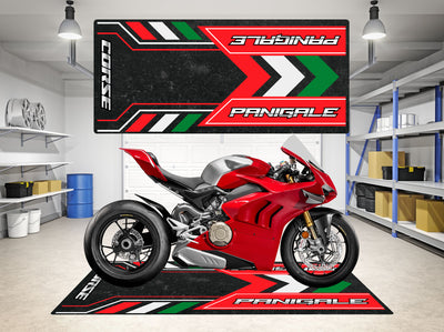 Designed Motorcycle Mat for Ducati Panigale - Motorcycle Pit Mat