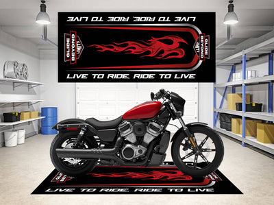 Designed Motorcycle Mat for Harley Davidson - Motorcycle Pit Mat