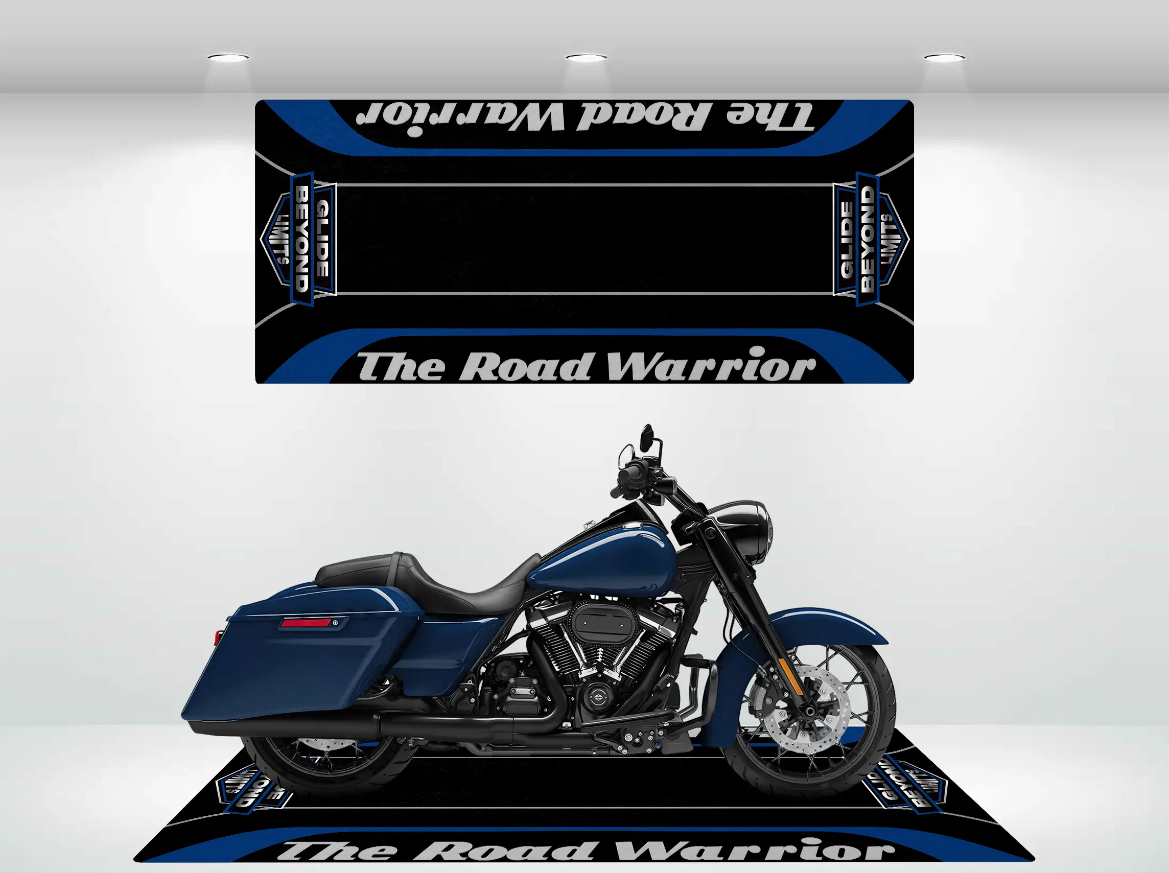 Motorcycle Mat for The Road Warrior - Keep Your Garage Organized