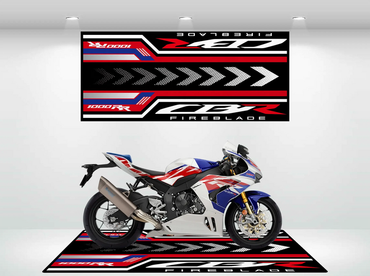 Designed Pit Mat for Honda CBR 1000RR Fireblade Motorcycle