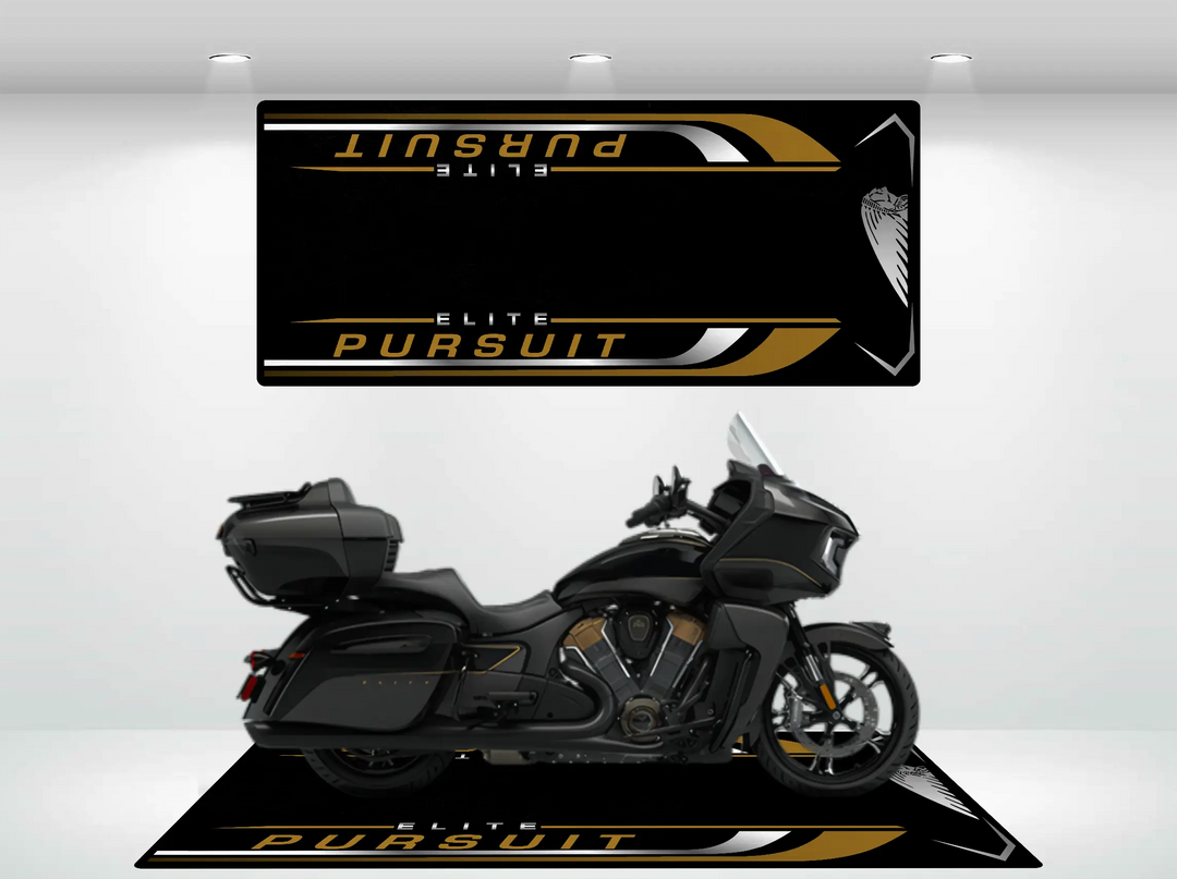 Custom Indian Motorcycle Rug Motorcycle Mat for Indian Pursuit Elite
