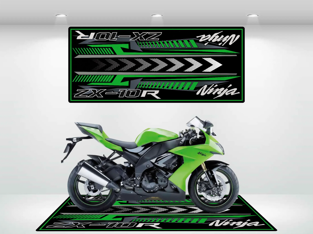 Motorcycle Mat for Kawasaki Ninja ZX-10R Motorcycle Mat for Kawasaki Ninja ZX-10R