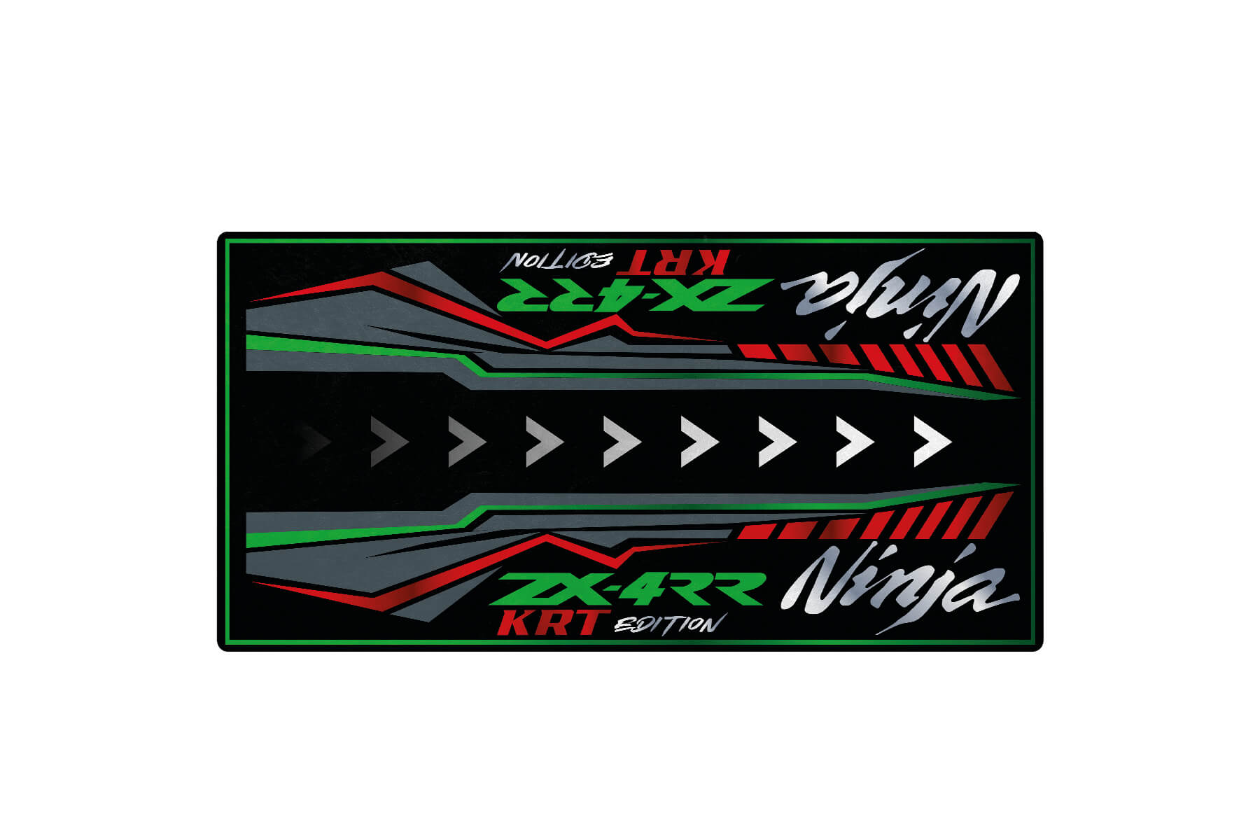 Motorcycle Mat for Kawasaki Ninja ZX-4RR KRT Edition