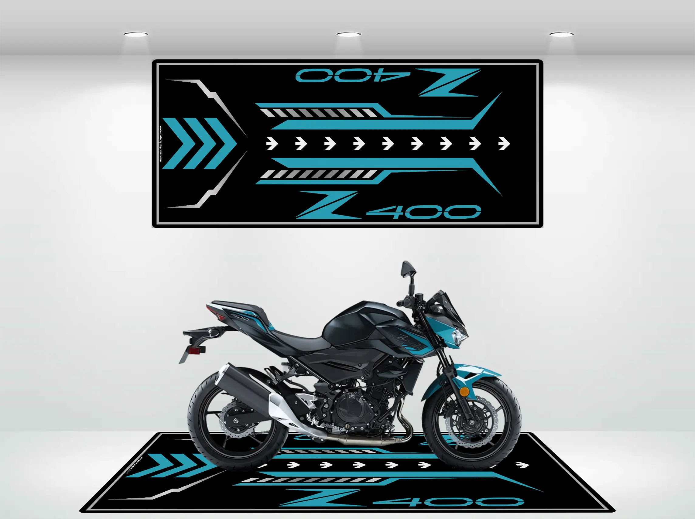 Motorcycle Mat for Kawasaki Z400
