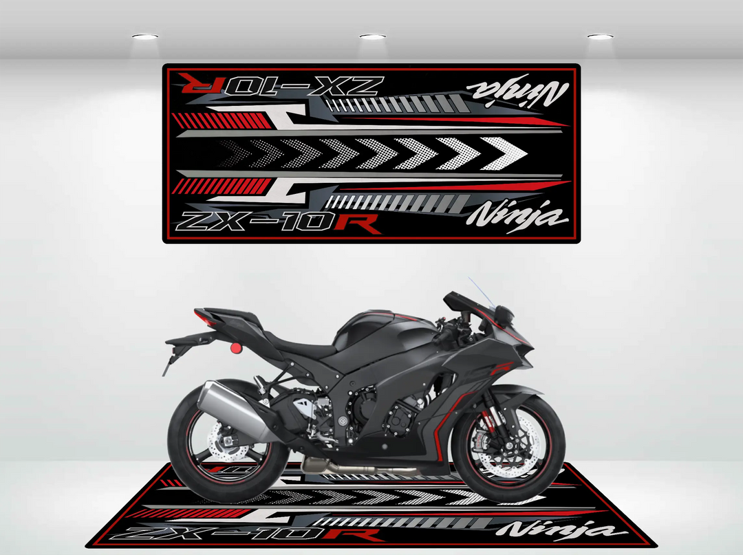Motorcycle Mat for Kawasaki Ninja ZX-10R Motorcycle Mat for Kawasaki Ninja ZX-10R