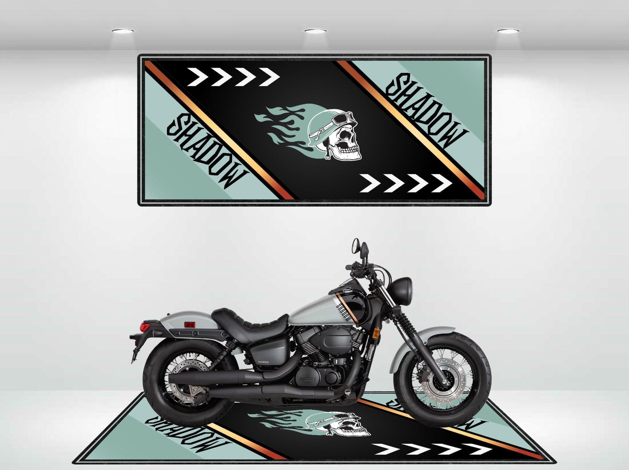 Harley-Davidson Motorcycle Sticker - Vinyl Shadow Design For Helmets, Windows, And Bikes