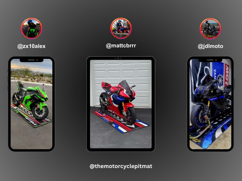 Motorcycle Mat for Kawasaki Ninja ZX-4RR KRT Edition
