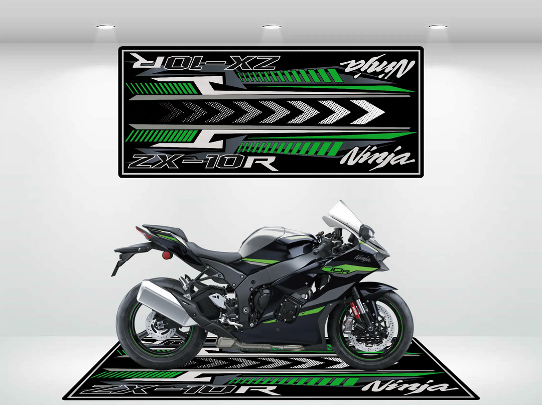 Motorcycle Mat for Kawasaki Ninja ZX-10R Motorcycle Mat for Kawasaki Ninja ZX-10R