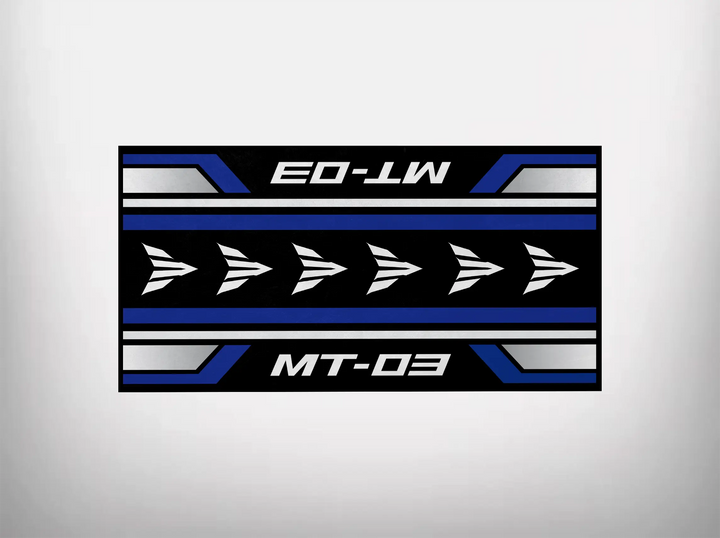 Designed Pit Mat for Yamaha MT-03 Motorcycle