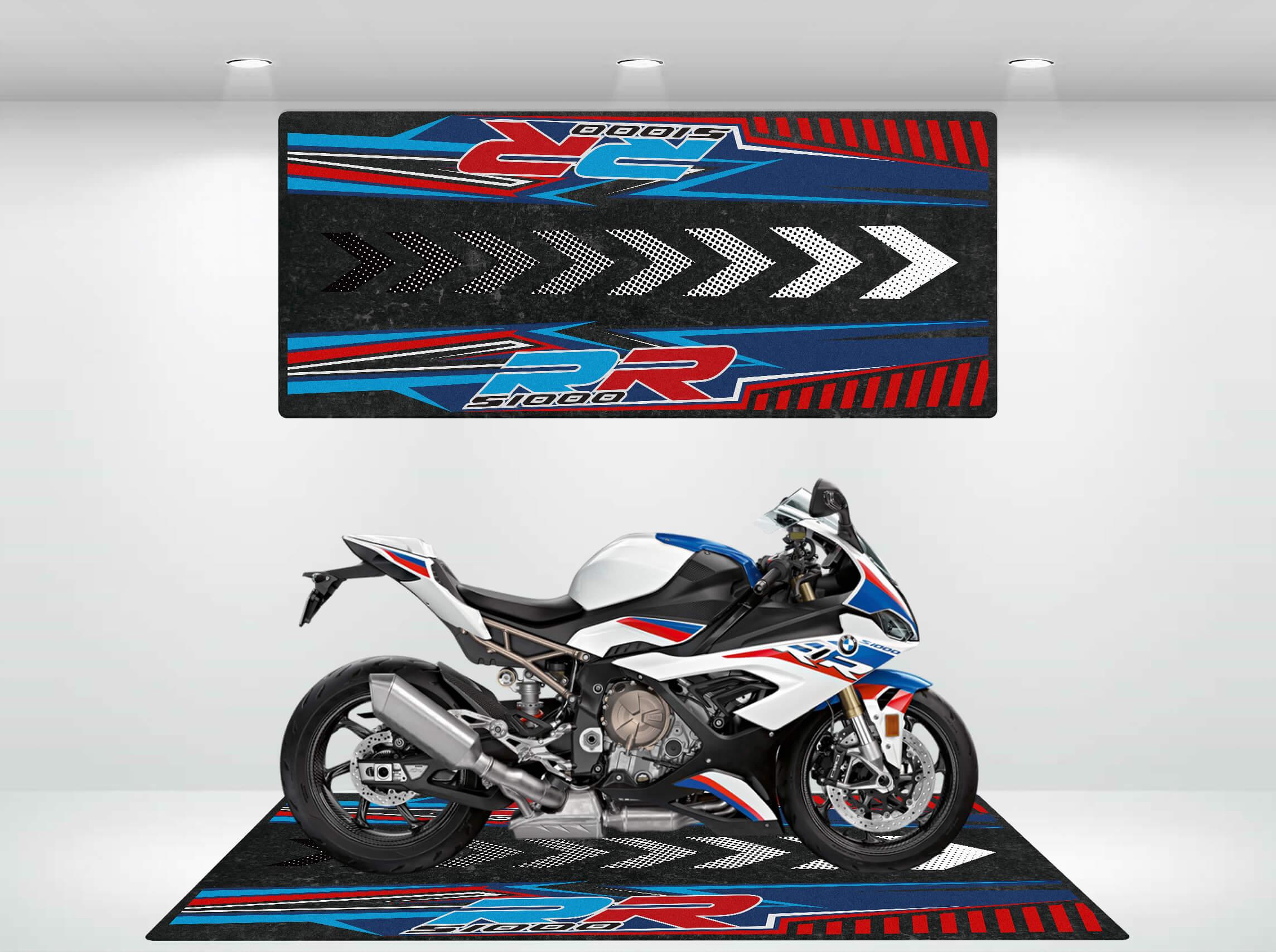 Motorcycle Mat Designed for S1000RR - Custom Pit Mat