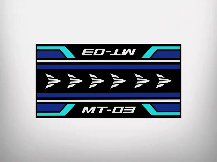 Designed Pit Mat for Yamaha MT-03 Motorcycle