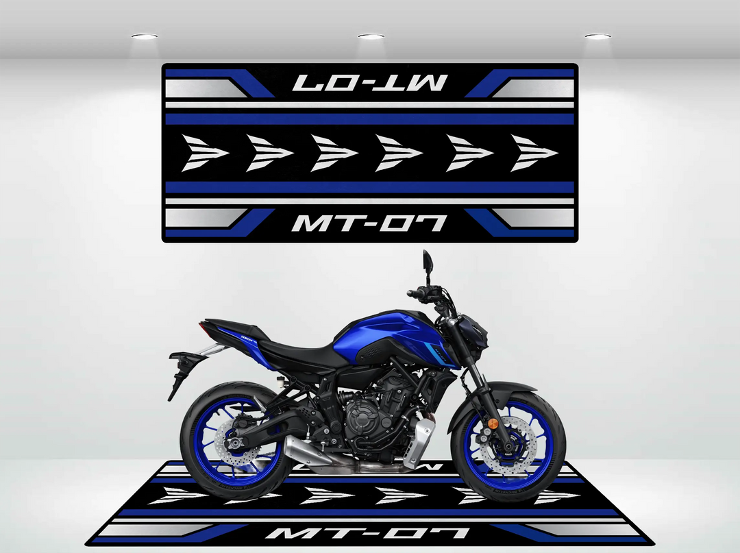 Designed Pit Mat for Yamaha MT-07 Motorcycle
