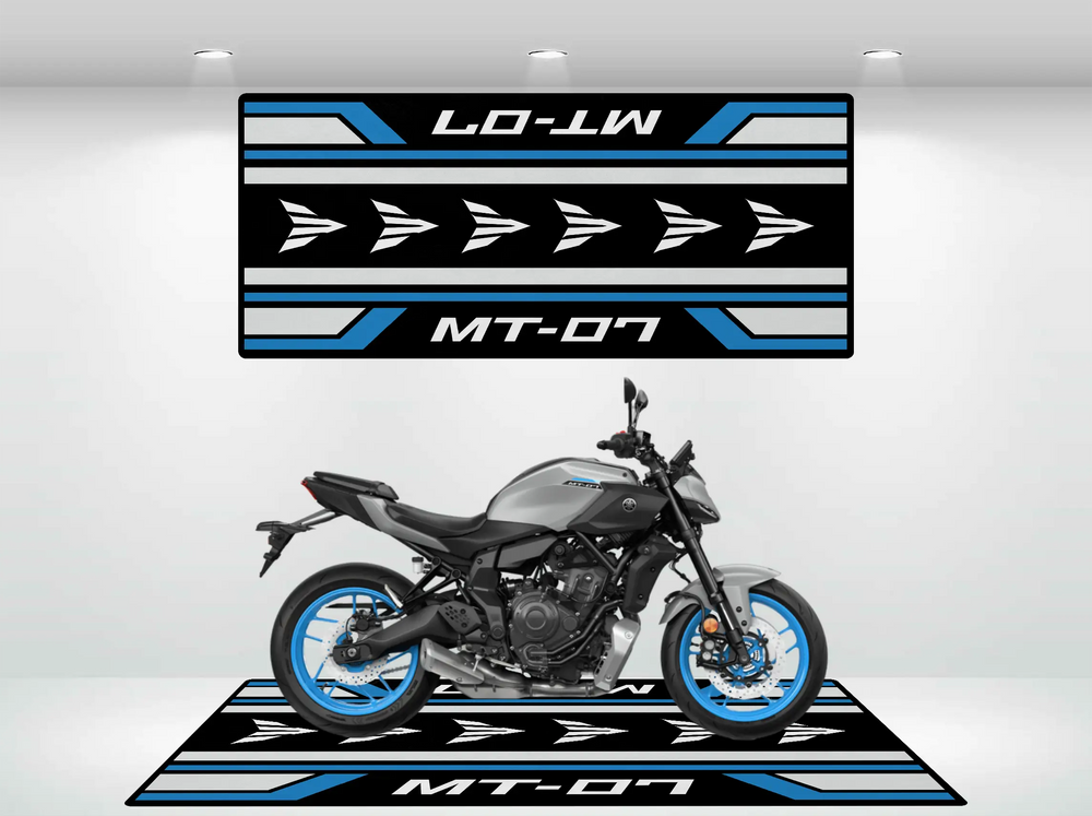 Designed Pit Mat for Yamaha MT-07 Motorcycle