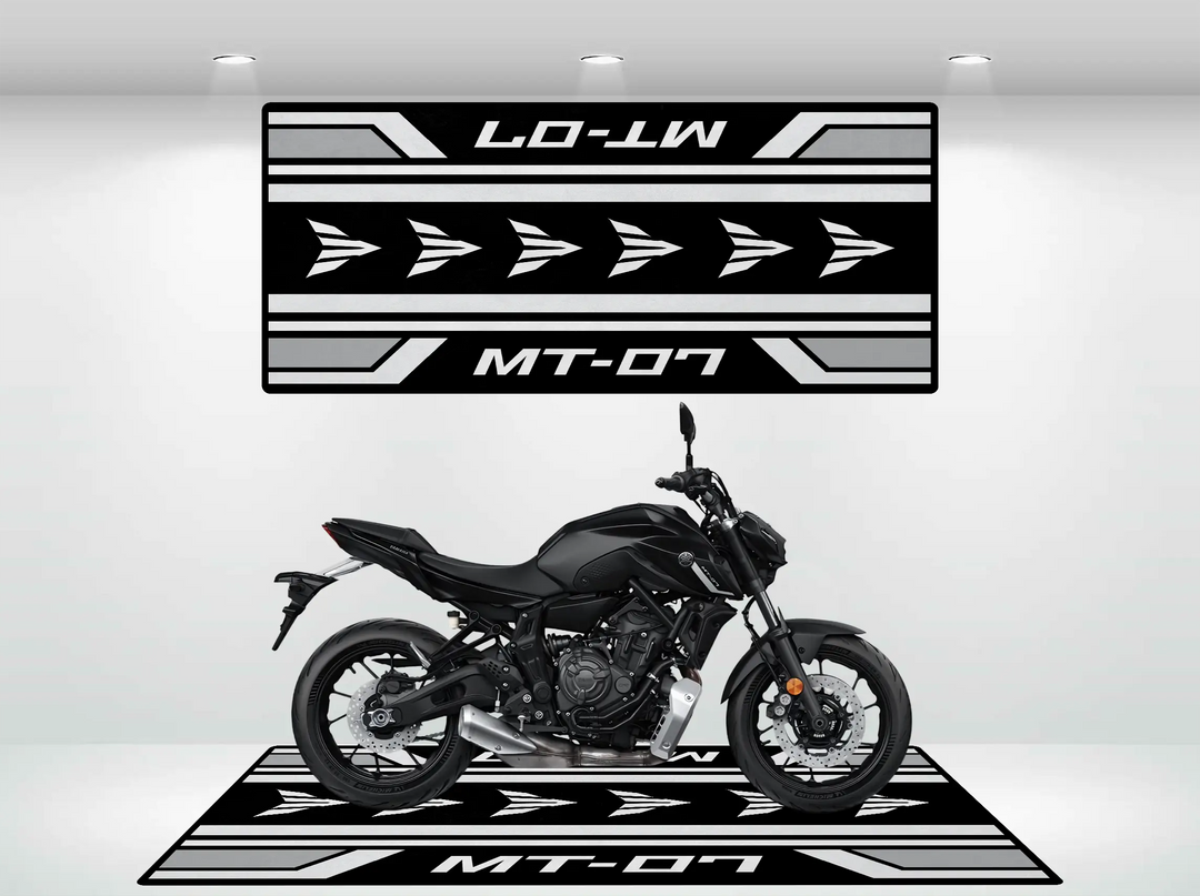 Designed Pit Mat for Yamaha MT-07 Motorcycle