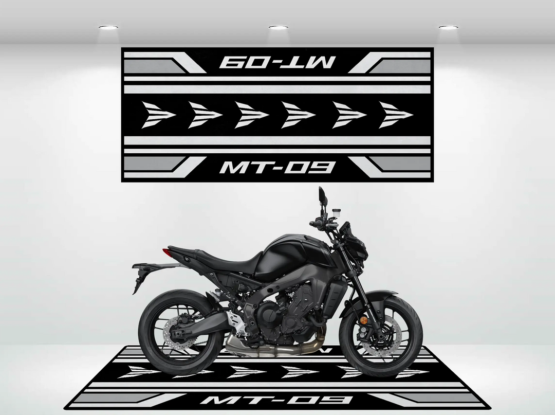 Designed Pit Mat for Yamaha MT-09 Motorcycle
