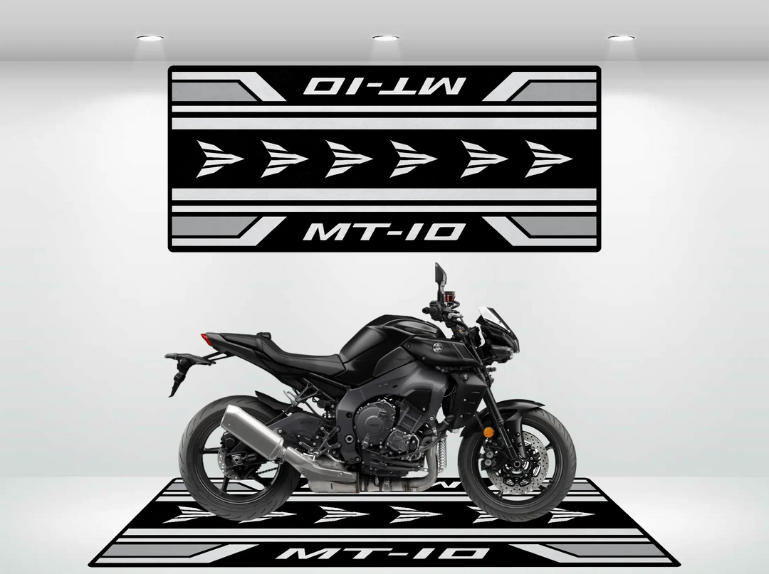 Designed Pit Mat for Yamaha MT-10 Motorcycle