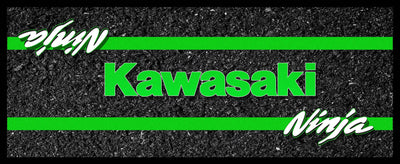 Designed Motorcycle Mat for Kawasaki Ninja - Motorcycle Pit Mat